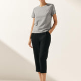 Stretch-Knit Bamboo Classic Basic Tee BELLE