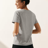 Stretch-Knit Bamboo Classic Basic Tee BELLE
