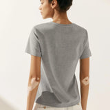 Stretch-Knit Bamboo Classic Basic Tee BELLE