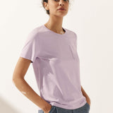 Stretch-Knit Bamboo Classic Basic Tee BELLE