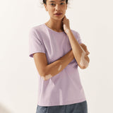 Stretch-Knit Bamboo Classic Basic Tee BELLE