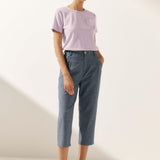Stretch-Knit Bamboo Classic Basic Tee BELLE