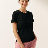 Stretch-Knit Bamboo Classic Basic Tee BELLE