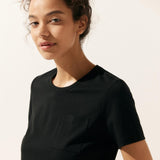 Stretch-Knit Bamboo Classic Basic Tee BELLE