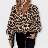 Joana - Elegantní top s leopardím vzorem