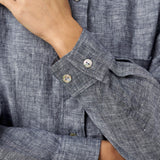 100% Linen Relaxed Drop Shoulder Pocket Shirt ASTER
