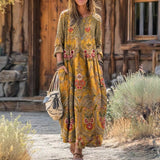 Christine - Hosszú ujjú alkalmi ruha vintage inspirációval