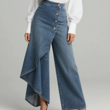 Amelia - Farmerhatású nadrág