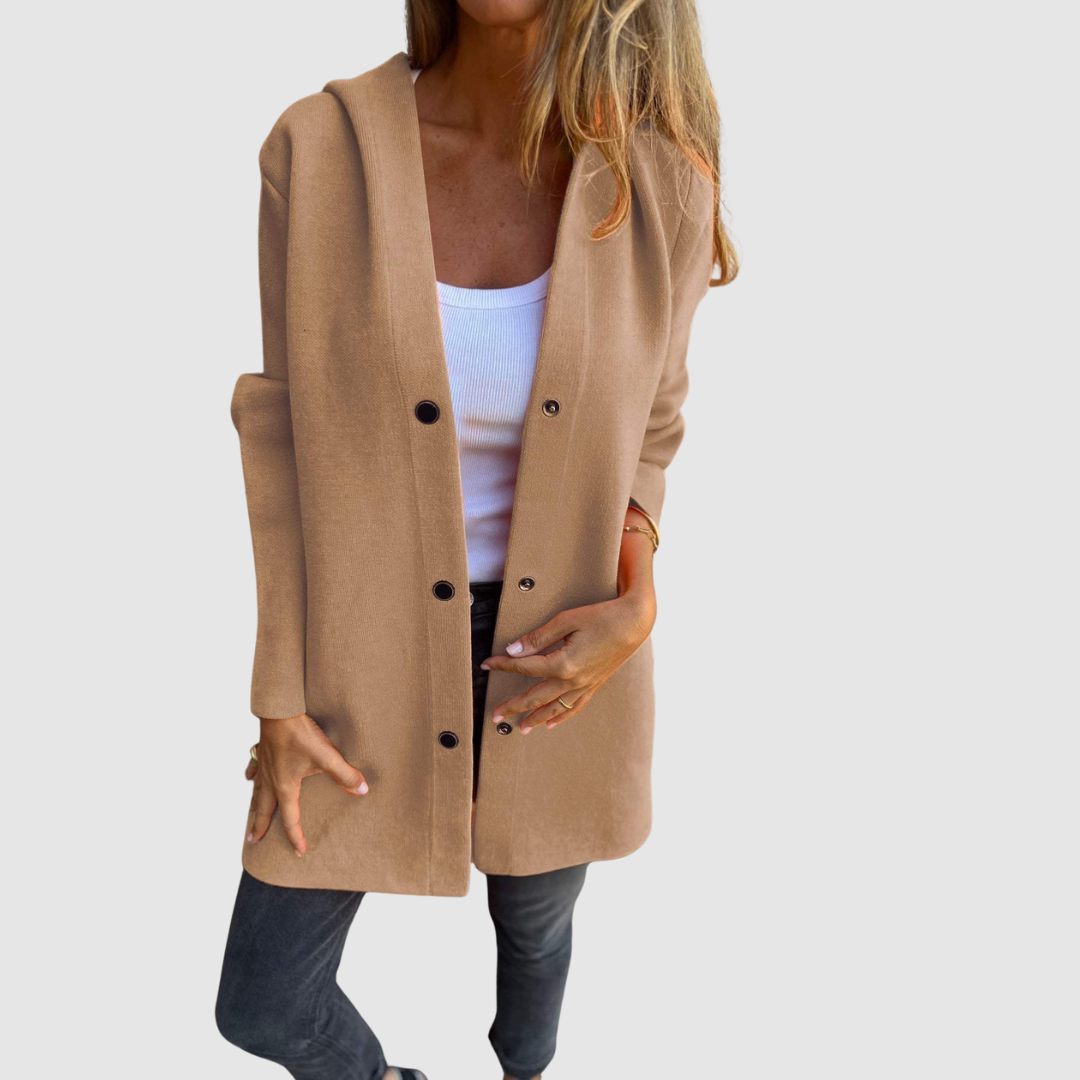 Viivi - Elegantní bunda, barva: khaki