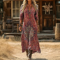 Christine – Hosszú ujjú alkalmi ruha vintage inspirációval