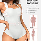 Négyzetnyakú ujjatlan bodyk