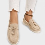 Josefine – Elegantní loafers, barva: khaki