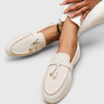 Josefine – Elegantní loafers, barva: bílá