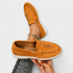Josefine – Elegantní loafers, barva: oranžová
