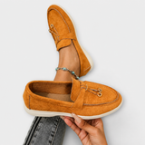 Josefine – Elegantní loafers, barva: oranžová