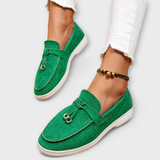 Josefine – Elegantní loafers, barva: zelená