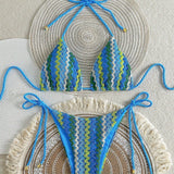 Grace - Horgolt hatású háromszög bikini