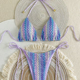 Grace - Horgolt hatású háromszög bikini