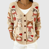 Charlotte – Pohodlný pletený cardigan s knoflíky