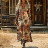 Christine - Hosszú ujjú alkalmi ruha vintage inspirációval