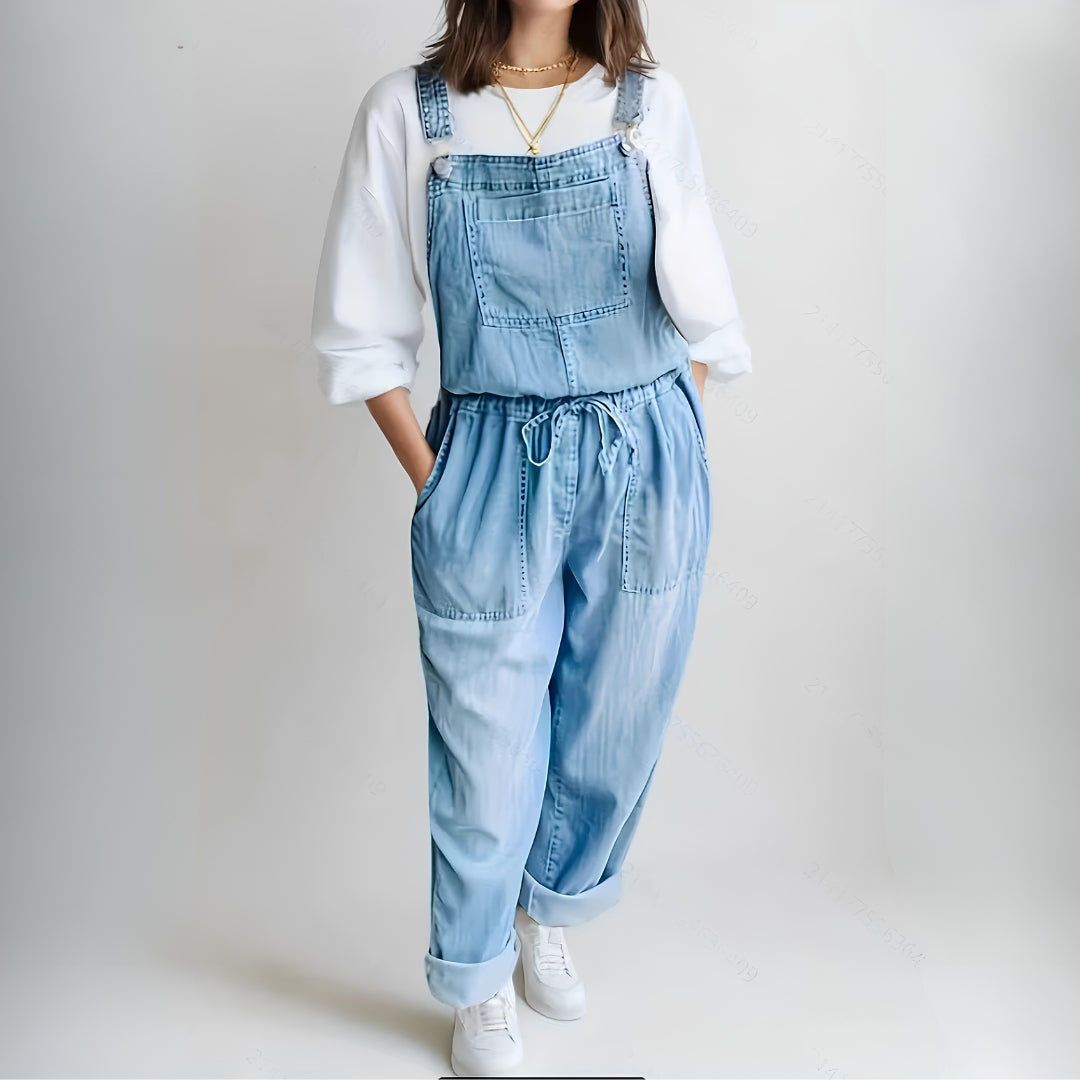 Verónica - Volný džínový overal