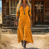 Christine - Hosszú ujjú alkalmi ruha vintage inspirációval