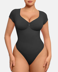 V Neck Tummy Control Seamless Shapewear