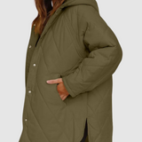Päivi - Zimní oversize bunda s kapucí