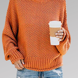 Svetr Molly s uvolněným střihem, barva: oranžová