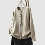 Mia - Pohodlný a stylový cardigan, barva: béžová
