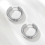 Střední řetízkové náušnice 24mm s třpytkami