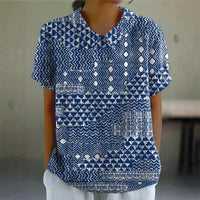 Abigail - Blouse with Tribal Print