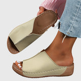 Martha – Elegantní ortopedické sandály, barva: khaki