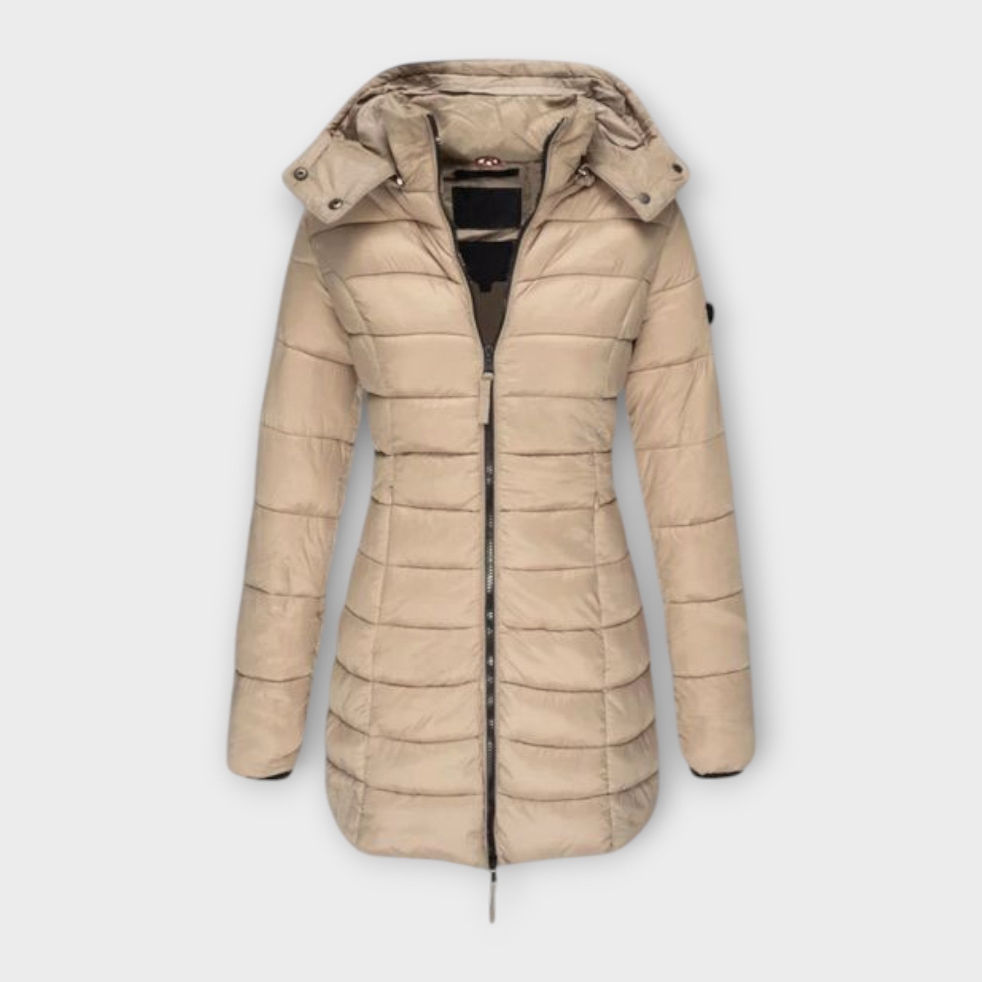 Mathilde - Elegantní a izolující zimní bunda, barva: khaki