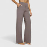 Lotte – Elegantní kalhoty, barva: taupe