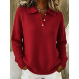 Marina | Soft Polo Sweater