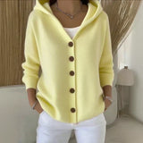 Eszter | Hooded Knit Cardigan