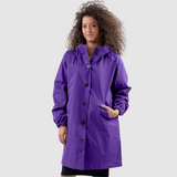 Lucie - Moderní nepromokavá oversize bunda, barva: ultrafialová