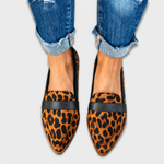 Luise – Kožené mokasíny, barva: leopardí vzor