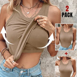 DASHA™ - Comfort Built-In Bra Tank Top (Pack of 2)
