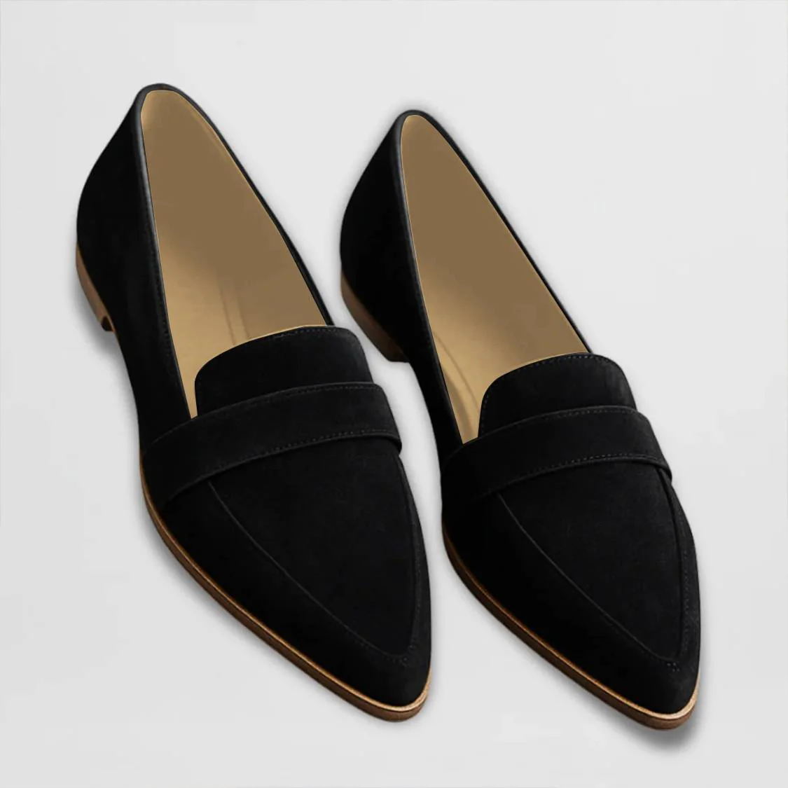 Elora - Elegantní dámské mokasíny, barva: černá