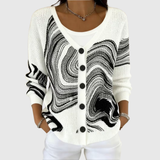Lena – Pohodlný pletený cardigan s knoflíky