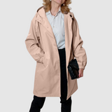 Magdaléna - Oversize mikina s kapucí, barva: béžová