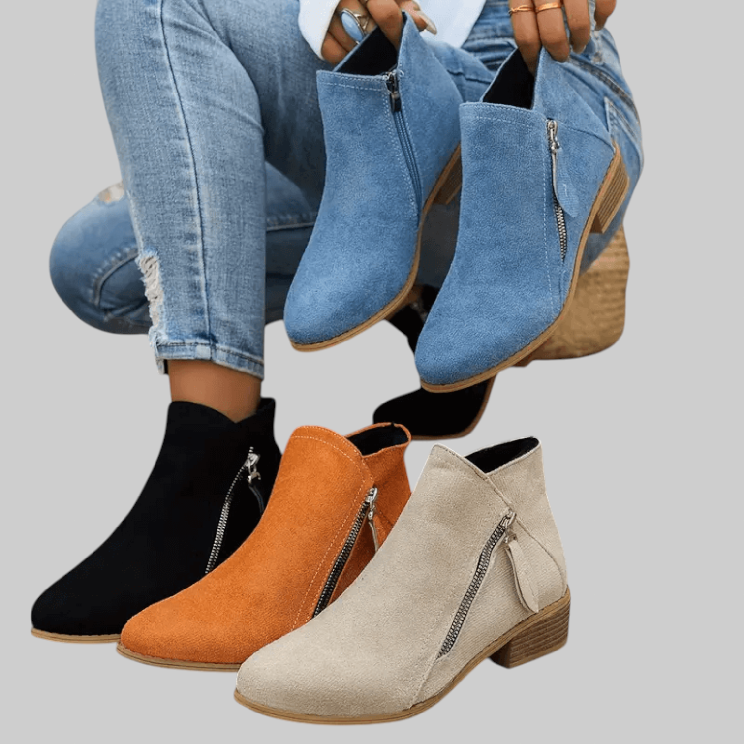 Fiora – Klasické vintage kozačky