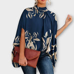 Saara – Elegantní a všestranný dámský top, barva: modrá