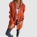 Viivi - Elegantní bunda, barva: oranžová