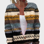 Eva - Podzimní květinový cardigan