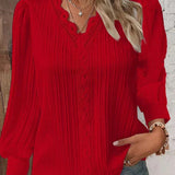 RENATA™ - Classic Pleated Top