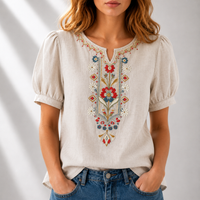 Seraphina Floral Embroidered Blouse