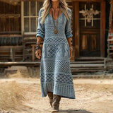 Christine - Hosszú ujjú alkalmi ruha vintage inspirációval